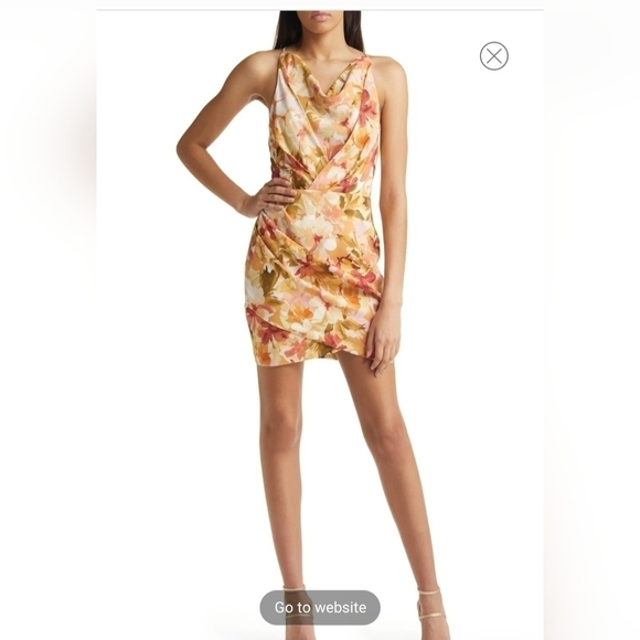 New BHLDN Significant Other Boho Floral Sleeveless Mini Dress Women's Size 10 - Picture 1 of 5